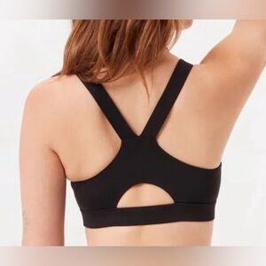girlfriend collective Black Racerback Sports Bra